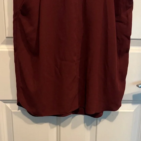 Wilfred Deep Red Mini Dress - Picture 4 of 7